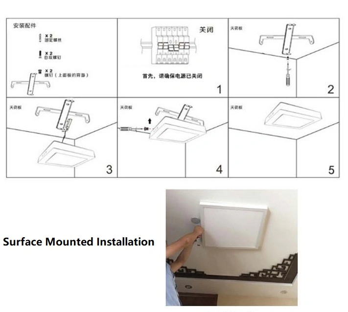 Wholesale Frameless Rectangle, Square Edgelit Backlit Recesse LED Light for Indoor Decoration with Aluminum White Frame CE RoHS ISO9001 SAA UL CCC Saso VDE cUL