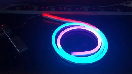 LED Neon Flex IP65 Рождественские украшения Наружное освещение Анти-УФ лента RGB Светодиодная трубка Сетевая лента Неоновая веревка Flex Strip Light